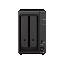 컨피마켓 Synology DS723+ 2베이 디스크스테이션 NAS (AMD Ryzen™ 4 스레드 R1600 듀얼 코어 2GB 램 2xRJ-45 1GbE LAN-포트) 12TB 번, Seagate IronWolf, 8TB