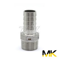 명인코리아 MK 스텐 호스 니플 닛불 니쁠 닛블 외산형 (13550), 1개