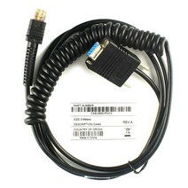 바코드스캐너새로운 스캐너 5V 3M RS232 직렬 코일 케이블 Zebra LI3608 DS3608 바코드, 한개옵션0