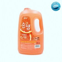SOCEAN 구연산 자몽 성분 세제 과일 야채 세척 3L 용기 주방 세정제 채소 세척제 기름기 물때 제거 가정용 대용량 다용도 세재 설겆이 용품 맨손 설거지 친환경 주방 손 보호 성분