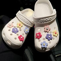토이노리 알록달록 꽃 크록스 파츠 10p 세트
