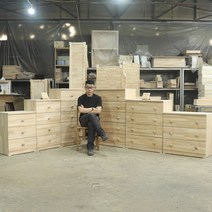 솔루션 삼나무 원목 서랍장 600 800 4단 5단 옹이 없는 옷장, 600 사이즈, 깊이 450