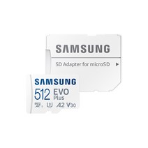 삼성전자 EVO PLUS 마이크로SD 메모리카드 MB-MC512KA/KR, 512GB