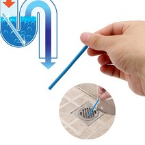 가정용 하수구 배관 막힘 뻥 홈청소 싱크 막힘 제거 도구 드레인 화장실 파이프 클리너 주방 욕실 12 개/, 한개옵션0