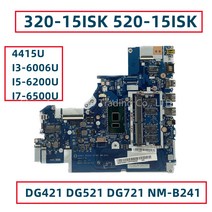 노트북 메모리 레노버 Ideapad 마더보드 DG421 DG521 DG721 NMB241 4415U I3 I5 I7 CPU 4GB RAM 완전 테스트 완료 32015ISK 5201, 2.I36006U or I36100U