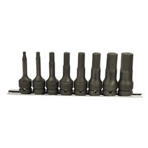 지니어스 임팩트 육각비트 소켓세트 TH-408MD 공구 복스알 정비 8pcs, 1개