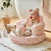 돗투돗 X 아가드 이유식 소프트 의자 유아 체어, 꼼베비(돗꼼)