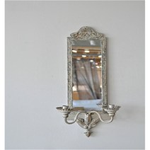 꼬떼따블 꼬떼따블 02174 엔틱 2구 캔들 홀더 벽거울 (7268791)