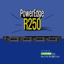 Dell PowerEdge R250 E-2334 3.4G 4C 8GB 1TB 2019 STD