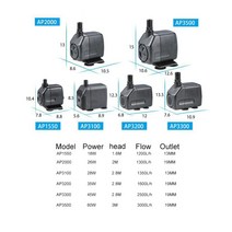 Ultra-Quiet 18/26/28/35/45/60W Chiller Submersible Water Fountain Pump Filter Fish Pond Aquarium Tan, 01 EU plug 50Hz_01 18W