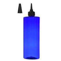 뾰족캡용기 120ml 150ml 200ml 250ml 300ml 500ml 오일병 염색약공병, 500ml 각청색용기 검정캡, 1개