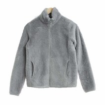 유니클로 그레이 플리스집업 여자 S 8941