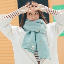 파인 니트 목도리(민트) (여성용), 상세페이지 참조