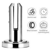 유리난간 강화유리난간 유리난간대 스텐 난간대 고정 유리 조개 울타리 클램프 라운드 스테인레스 스틸 홀, 01 Square