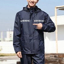바이크용 레인코트 작업용 비옷 남여공용 오토바이 우비세트