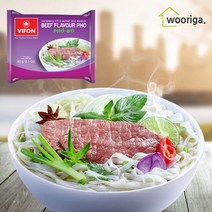 비폰 포보 소고기맛 베트남 쌀국수 즉석라면 15개, 60g