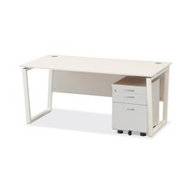 멜론 컴퓨터책상 1200 1400 1600 1800 책상 서랍세트, 라온 보급형서랍/화이트그레이, 1800화이트프레임 수입