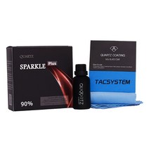 TACSYSTEM 티에이씨시스템 QUARTZ SPARKLE PLUS 쿼츠스파클 플러스 유리막코팅 유리막코팅제 글라스코팅 세라믹코팅 티타늄코팅 9H 유리막 TACSYSTEM TAC, 30ml