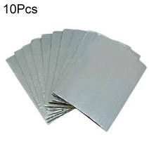 자동차 방음 소음 매트 패드 사운드 데드너 단 후드 엔진 절연 데드닝 알루미늄 호일 스티커 흡음보드 흡음제 천장 엠보싱 계란판 스펀지 차량 풍절음 방화 차단, 10개