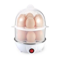 에그쿠커 에그스티머 보일러 계란반숙기 스팀찜기, 2단 계란찜기