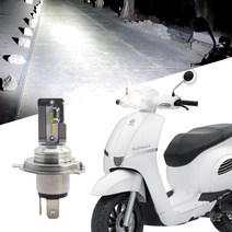 대림 베스비 오토바이 LED 전조등 12V H4헤드램프 2면 헤드라이트 바이크, BLT 12v H4 오토바이LED 2면, 1개