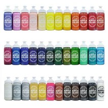 8000 종이나라 비비드 아크릴컬러 36색 낱색 220ml 1개입, 퍼머넌트 옐로우 딥