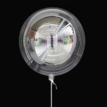 플라워미츄 투명 버블 풍선 PVC 데코 클리어 파티 8인치~36인치, 1개, 12인치(25~30)