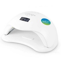 젤네일램프 LED 48W 네일 적외선 광선 광택 건조기, 화이트