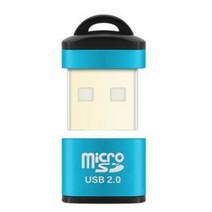 카드리더기 usb sd card 휴대용 미니 usb 2.0 마이크로 sd tf t 플래시 메모리 카드, 02 파란