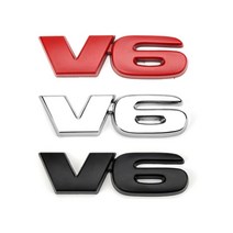 자동차엠블럼 이니셜 금속 자동차 스티커 스타일링 V6 엔진 로고 엠블럼 트렁크 스포츠 터보 배지 3D 데칼, 03 Black_03 4x4, 03 Black_03 4x4