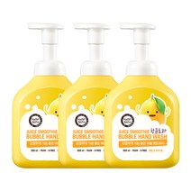 해피바스 레몬이랑 손씻자 버블 핸드워시 250ml x3, 단품