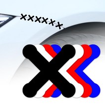 차량용 자동차 스티커 꼬맨자국 웃긴 레이데칼 모닝튜닝 여자차꾸미기 트럭, 1개, 블랙