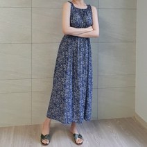 식스에비뉴 보헤미안 롱 민소매 원피스