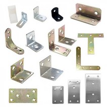 아이베란다 꺽쇠 평철 철물 코너브라켓 우금모음 묶음상품, 1-11_28x20x20mm 철물브라켓 천연, 1개