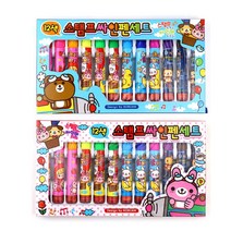 달란트시장 12색 스탬프 싸인펜세트 2종X6개(혼합) 사인펜 꾸미기-72394EA, G_ 본상품선택, G_ 본상품선택