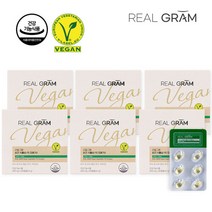 [리얼그램] 비건 rTG 오메가3 400mg x 60캡슐 6박스(6개월분) + 쇼핑백 증정, 비건 rTG오메가3 6개