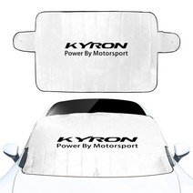 햇빛 가리개자동차 앞 유리 차양 커버 쌍용 코란도 카이론 무소 렉스턴 티볼리 악티온 자외선 액세서리, 02 For Kyron