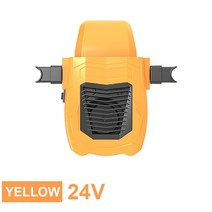 이동식 무시동히터 캠핑 저소음 12/24V 자동차 장착 히터 좌석 전기 겨울 휴대용 해동 팬 냉각 및 난방 디, 04 Yellow 24V