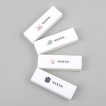 아트박스/디자인아지트 [주문제작]네임 지우개해피프렌즈, 판다, 한글23