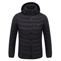 캠핑 분리형 후드 Windproof 겨울 열 의류 야외 따뜻한 난방 코트와 여성 지능형 온수 재킷, 01 Black_01 M