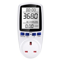 전력량 측정기 소비 전력 전기 요금 전기 소비 측정 콘센트 전력 분석기, 1-영국 플러그