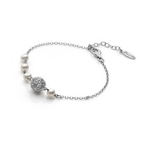 ROMA1947 / Damask Bead And Freshwater Pearls Bracelet / 다마스크 비즈와 담수진주 팔찌 / 이태리본사직수입 / 실버925 / 니켈프리