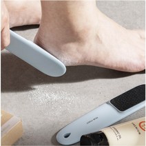 비단발 프로 글라이드 발각질제거기 발뒤꿈치 갈라짐 발바닥 굳은살 제거 발관리 유리 글라스 풋파일, 노란색