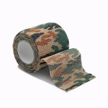 [타임딜] 4.8m 사냥 변장 Elastoplast 위장 탄성 랩 테이프 자기 접착 스포츠 수호자 발목 무릎 손가락 팔 붕대, 09 Camouflage-9, 01 2.5cm X 4.8m