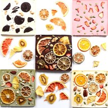 최고급 바크초콜릿 바크 초콜릿 건조 과일 견과 세트 완제품 미니 선물용 다이어트 발렌타인데이 수제 핸드메이드 화이트 깔리바우트 초콜릿 선물 5종 150g, 바크초콜릿 화이트