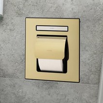 ForU905 매립휴지걸이 거치대형 휴지걸이 욕실 화장실 매립형 욕실골드