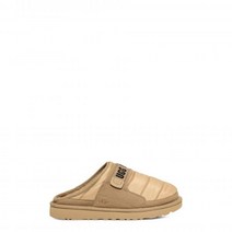 UGG 어그 for men 패딩폼 그래픽 로고 스트랩 슬리퍼듄 슬립온 엘티에이 - 1N2 바닐라