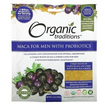오가닉 트레디션 Organic Traditions Maca For Men With Probiotics 5.3 oz (150 g) US 직배송, 1PACKAGE, 상세설명참조, 2kg, 기본