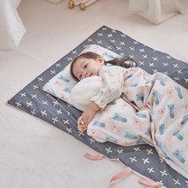 라텍스 낮잠이불세트 토들러_어린이집 낮잠이불 세트 분리형, 극세사세트-러블리캣