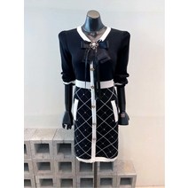 VIVA / [VIVA] 22F 브로치세트 밑아가일 긴팔니트원피스